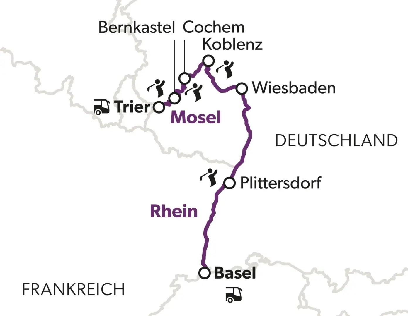 mosel-rhein Golf Flussreise - Excellence Crown: Golf Trophy `26